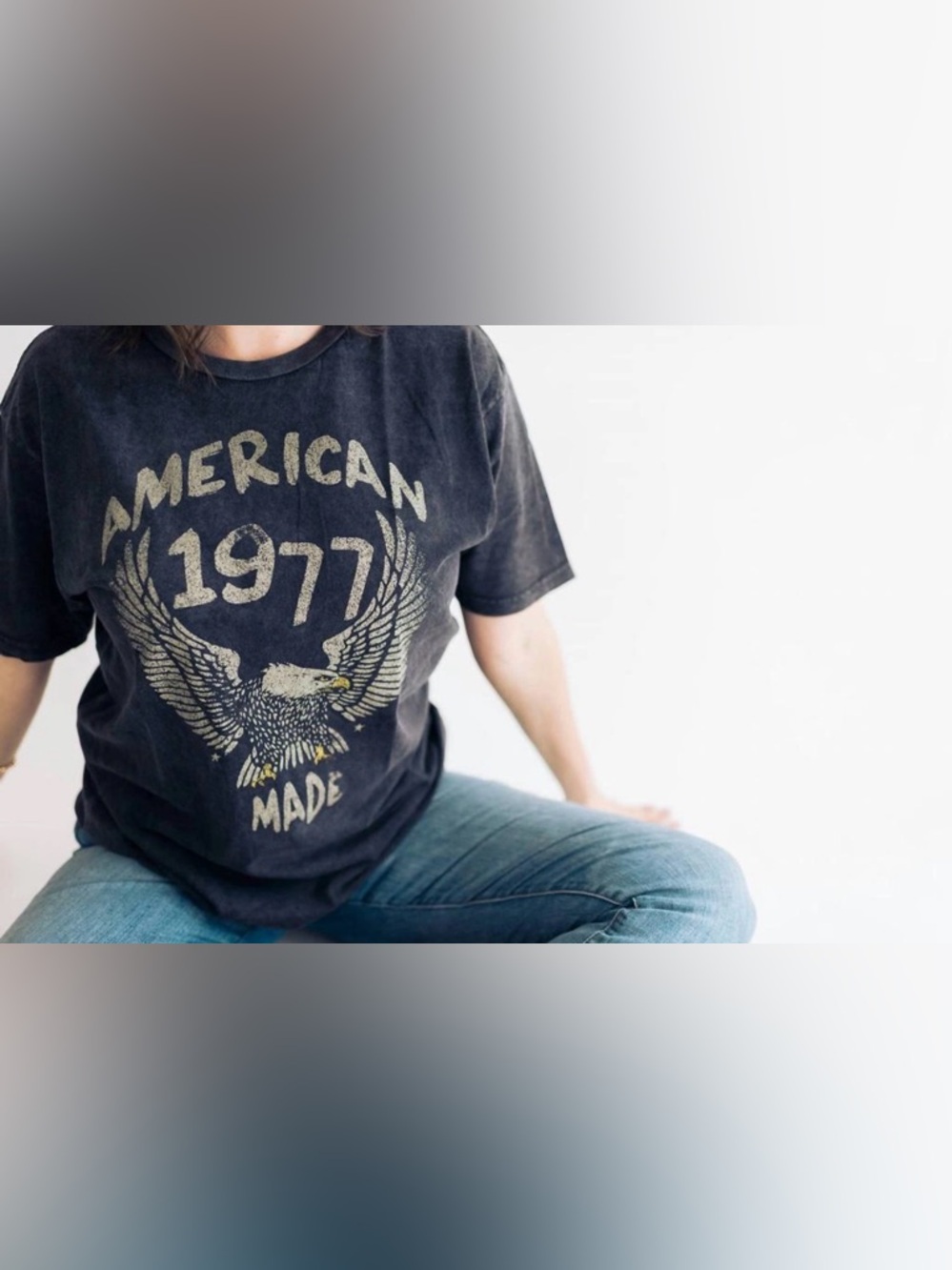 LIFE Clothing Co. Washed Black Graphic Tee